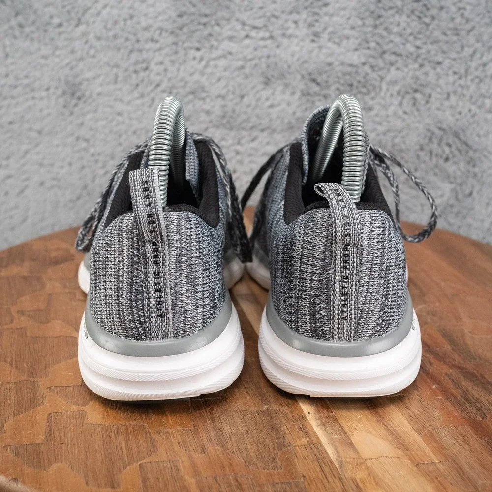 APL Techloom Pro Heather Grey Knit Running Sneaker Women's Size 6.5‎